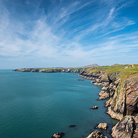 Buy canvas prints of St Justinian's in Pembrokeshire. by Colin Allen