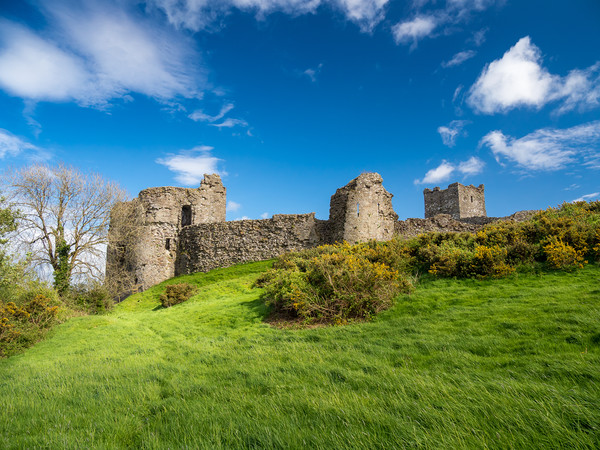 Llansteffan Castle, Carmarthenshire. Picture Board by Colin Allen