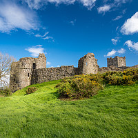 Buy canvas prints of Llansteffan Castle, Carmarthenshire. by Colin Allen