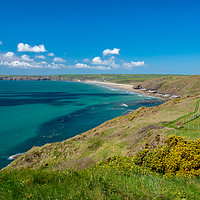 Buy canvas prints of Newgale In the Spring. by Colin Allen