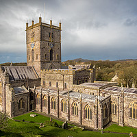 Buy canvas prints of St David's Cathedral, Pembrokeshire, Wales. by Colin Allen