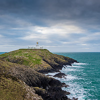 Buy canvas prints of Strumble Head Lighthouse, Pembrokeshire. by Colin Allen
