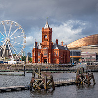 Buy canvas prints of Cardiff Bay, Awe-inspiring Beauty by Colin Allen