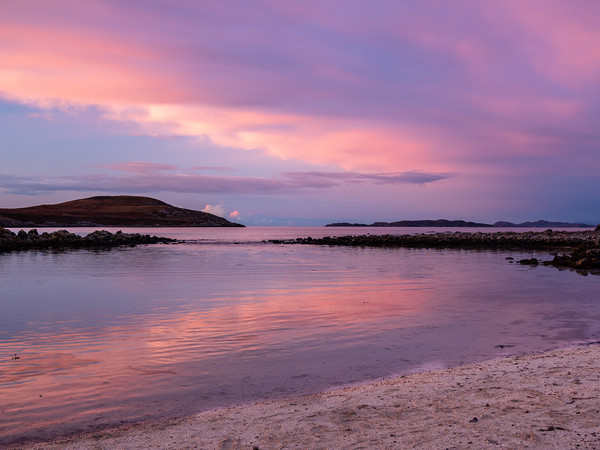 Mellon Udrigle Beach at Sunset. Picture Board by Colin Allen