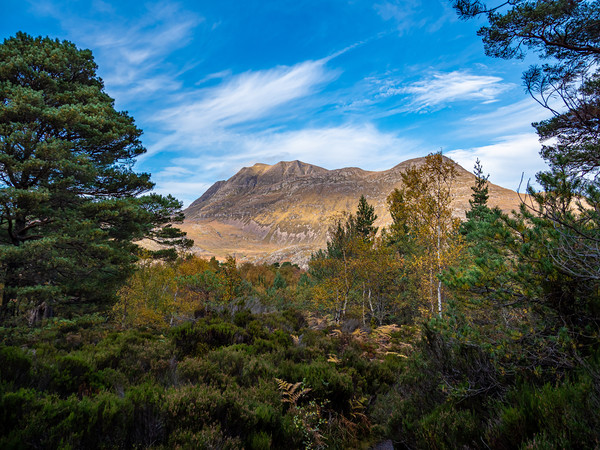 Slioch Mountain, Scotland. Picture Board by Colin Allen