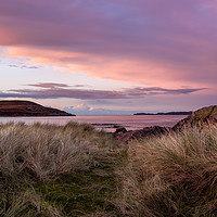 Buy canvas prints of Mellon Udrigle Beach at Sunset. by Colin Allen