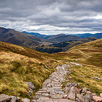 Buy canvas prints of Path to Ben Nevis, Scotland.  by Colin Allen