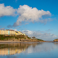 Buy canvas prints of South Beach, Tenby, Pembrokeshire by Colin Allen