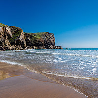Buy canvas prints of Bullslaughter Bay, Pembrokeshire. Wales by Colin Allen