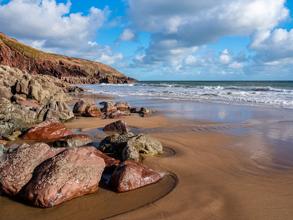 Freshwater East, Pembrokeshire, Wales. Picture Board by Colin Allen