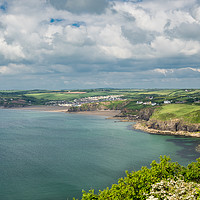 Buy canvas prints of Little Haven and Broad Haven, Pembrokeshire, Wales by Colin Allen