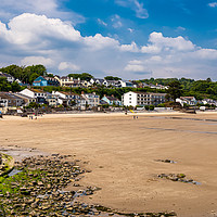 Buy canvas prints of Saundersfoot Beach, Pembrokeshire, Wales. by Colin Allen