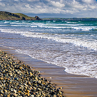 Buy canvas prints of The Brooding Beauty of Newgale Beach by Colin Allen