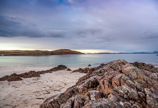 Mellon Udrigle Beach at Sunset. Picture Board by Colin Allen