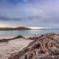 Buy canvas prints of Mellon Udrigle Beach at Sunset. by Colin Allen