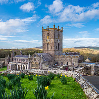 Buy canvas prints of St David's Cathedral, Pembrokeshire, Wales. by Colin Allen