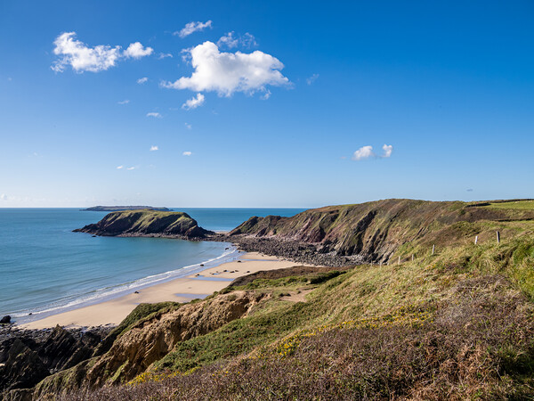Marloes Sands, Pembrokeshire, Wales. Picture Board by Colin Allen