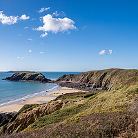 Buy canvas prints of Marloes Sands, Pembrokeshire, Wales. by Colin Allen