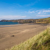 Buy canvas prints of Whitesands Beach, Pembrokeshire, Wales. by Colin Allen