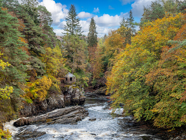 Invermoriston Falls, Highlands, Scotland. Picture Board by Colin Allen