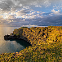 Buy canvas prints of Blue Lagoon, Abereiddy, Pembrokeshire - Sunset. by Colin Allen