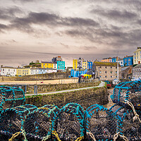 Buy canvas prints of Tenby Harbour, Pembrokeshire, Wales. by Colin Allen