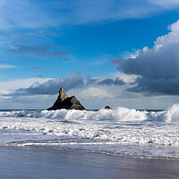 Buy canvas prints of Church Rock, Broadhaven, Pembrokeshire by Colin Allen