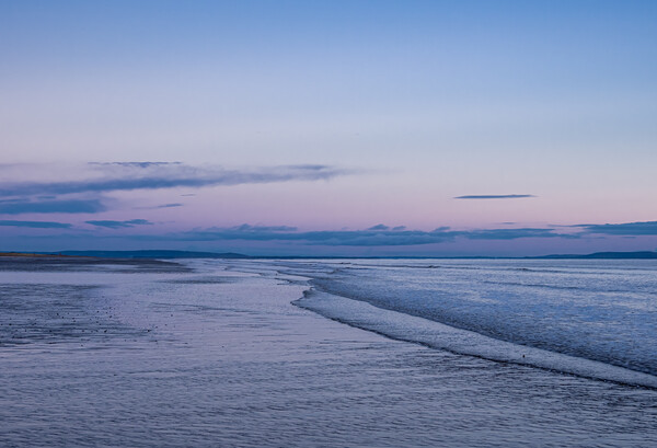 Pendine Beach at Sunset.   Picture Board by Colin Allen