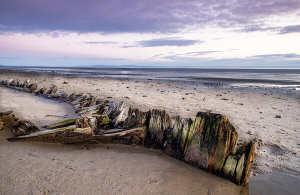The Shipwreck on Pendine Sands, Carmarthenshire. Picture Board by Colin Allen