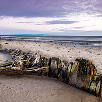 Buy canvas prints of The Shipwreck on Pendine Sands, Carmarthenshire. by Colin Allen
