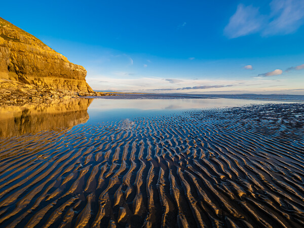 Pendine - Ripples and Reflections. Picture Board by Colin Allen