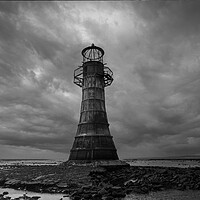 Buy canvas prints of Whiteford Lighthouse at Whiteford Sands.  by Colin Allen