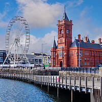 Buy canvas prints of Cardiff Bay, Wales. by Colin Allen