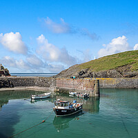 Buy canvas prints of Porthgain Harbour, Pembrokeshire, Wales. by Colin Allen