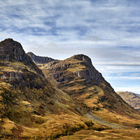 Buy canvas prints of The Three Sisters Glen Coe by Richard Pike