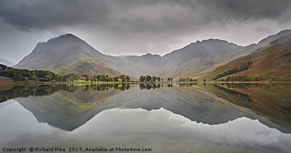 Buttermere Reflections Framed Print by Richard Pike