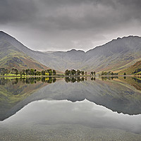 Buy canvas prints of Buttermere Reflections by Richard Pike