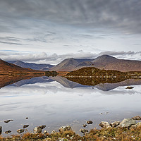Buy canvas prints of Rannoch Moor reflections by Richard Pike