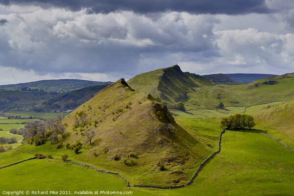 Parkhouse and Chrome Hill  Picture Board by Richard Pike