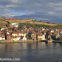 Buy canvas prints of Whitby Harbour by Richard Pike