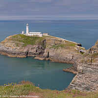 Buy canvas prints of South Stack light house by Len Pugh