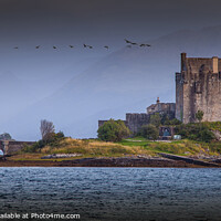 Buy canvas prints of Eilean Donan Castle by Len Pugh