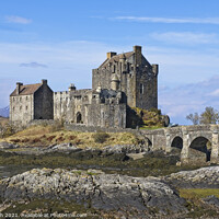 Buy canvas prints of Eilean Donan Castle Scotland by Len Pugh