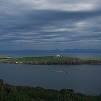 Buy canvas prints of Stormy Skies over St Tudwalls by Jennifer Farley