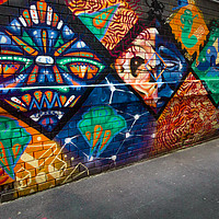 Buy canvas prints of Graffiti Street Art  by Jenny Dignam