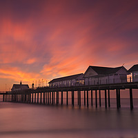 Buy canvas prints of Southwold Pier, Suffolk by Simon Booth