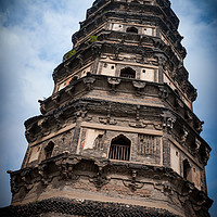 Buy canvas prints of The Leaning Tower of China by Jonathan Baker