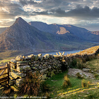 Buy canvas prints of Sunrise over Tryfan Mountain by George Hopkins