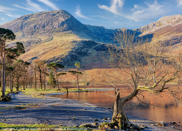Buttermere Lake Picture Board by George Hopkins