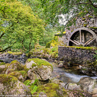 Buy canvas prints of The Olde Secret Mill in Borrowdale by George Hopkins